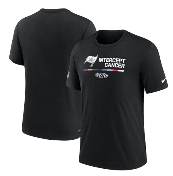 Men's Tampa Bay Buccaneers Black 2022 Crucial Catch Performance T-Shirt